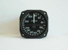 Small Airplane 3 1/8 short case Aircraft Speed Indicator gu