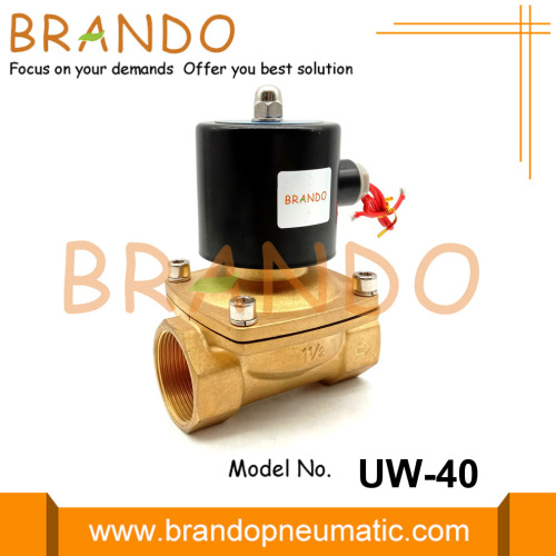 1.5 İnç UW-40 Uni-D Tip Pirinç Solenoid Valf