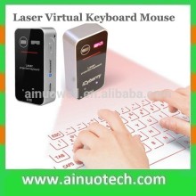 2015 hot sell whireless projection virtual keyboard mouse bluetooth laser keyboard for iphone and android phone