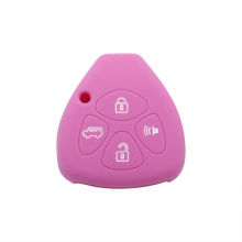 Toyota 4 buttons personalized silicone car key cover