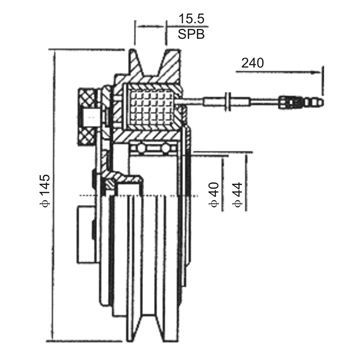 Electromagnetic Clutch for Buses, Railway, Truck Air Conditioning, Tourist Buses and More
