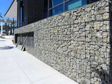 Welded Gabion Wall Structure