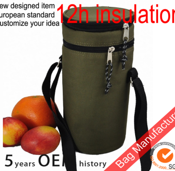 picnic cylinder lunch foam coolers, insulated bag for frozen food