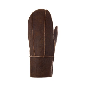 Fashion Brown Sheepskin Gloves