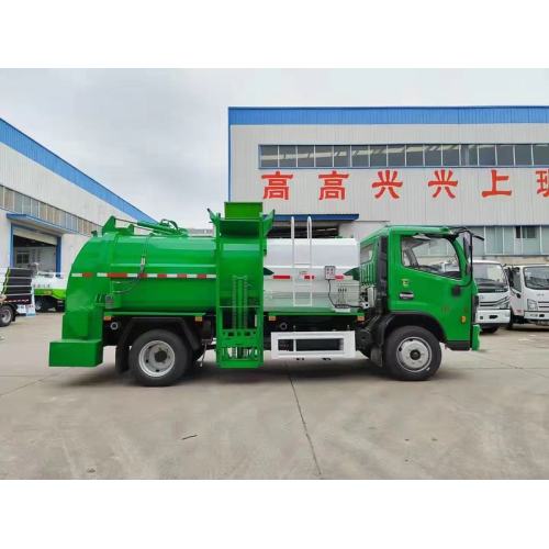 Dongfeng de tamanho médio 6 caminhão de lixo cúbico