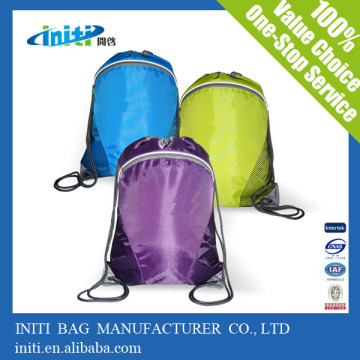 Fashion Cheap Drawstring bag| custom made nylon drawstring bag