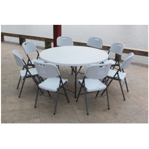 Outdoor picnic folding tables