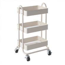 Colorful Steel Storage Shelf Kitchen Island Carts