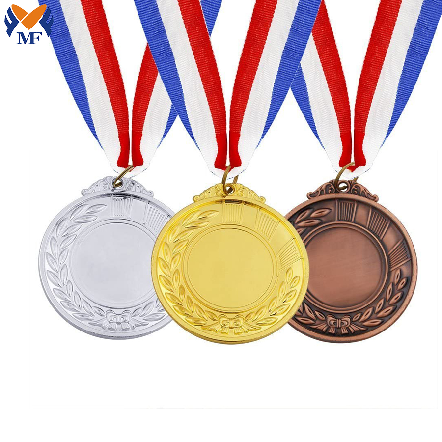 Diseño de medallas en blanco de diseño personalizado para deporte