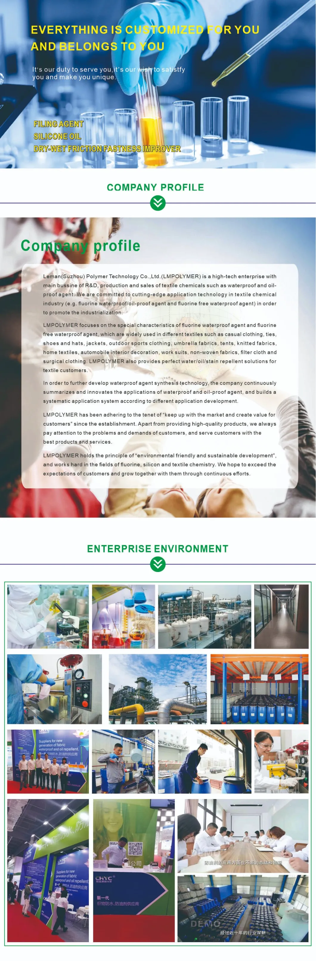 Organic Chemicals-Organic Fluorine Chemicals-Chemical Product Paper Waterproof Agent Chy-601