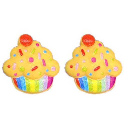 Vendita calda Flatback Cup Cake Resina Cabochon Casa delle bambole Giocattoli Scrapbook Making Home Decoration Charms Kids Hairpin Ornament