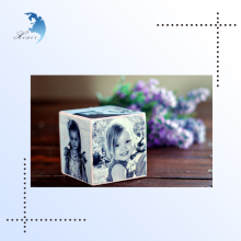 Floor standing different shapes wood display shelf