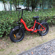 20 Inch Folding Electric Bicycle: Lady-Focused 500W ECycle Beach Cruiser with Fat Bike Design