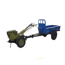 1 Ton Capacity Small Hand Walking Tractor Trailer