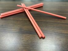 Biodegradable cola red straw