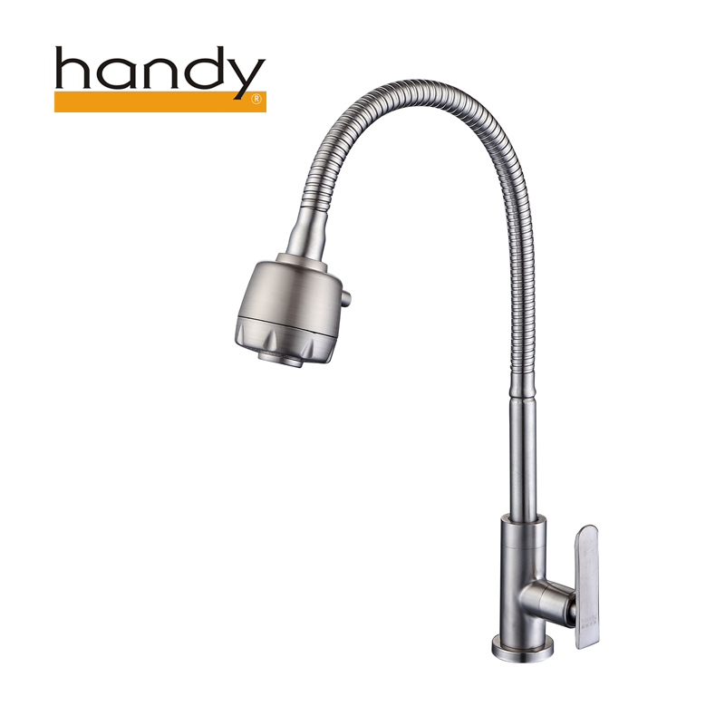 stainless steel vessel sink faucet