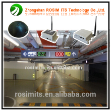 Wireless intelligent parking detection sensor system with magnetic sensor