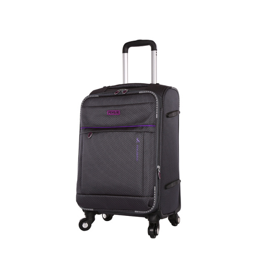 Fashion lightweight 3 piece set polyester eva luggage