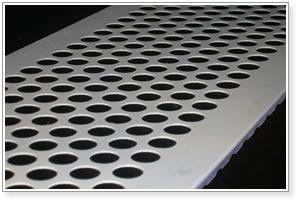 Aluminium / Stainless Steel Perforated Sheet With Round Hol