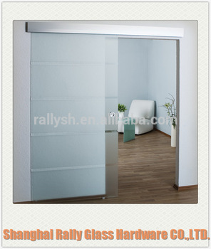 double glass door & single door