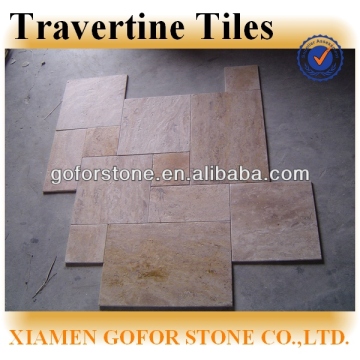 Travertine tile
