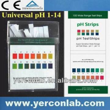 universal pH strips 1-14