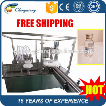 Automatic alcohol filling pluging and capping machine(explosion proof)