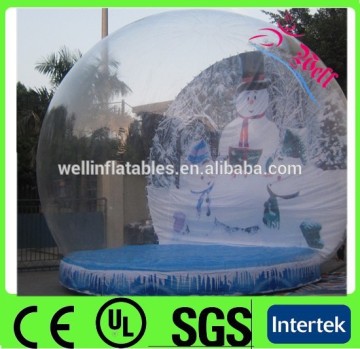 2014 giant Christmas inflatable snow globe / xmas inflatable snow globe tent