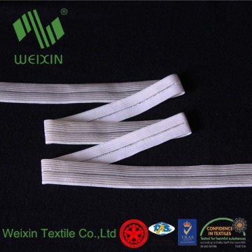 Eco-friendly knitted webbing elastic fold over strap