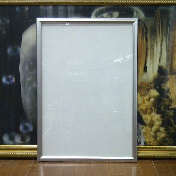 aluminium frame with glass panel