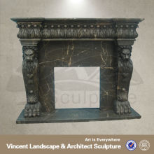 Black fireplace mantel,Marble fireplace mantel, fireplace mantels VFM-NB057A