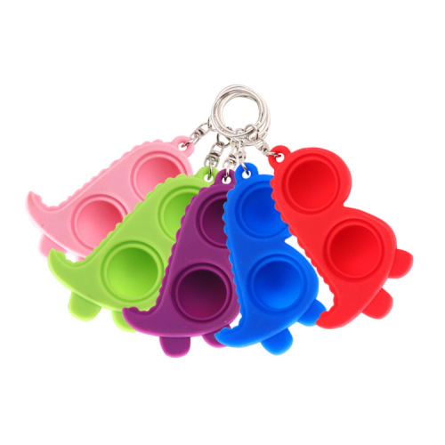 Custom Silicone Fidget Leksaker Keychain