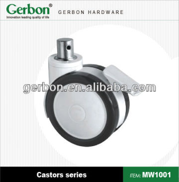 brake wheel castors for medical bed