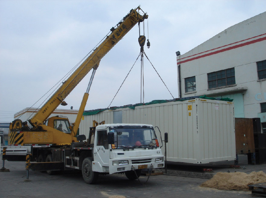 lifting test  for Modular Accommodation Flatpack Type