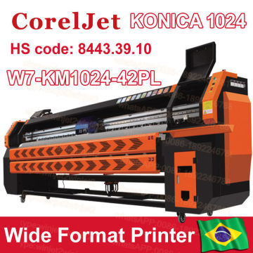 large format printer for inkjet printer konica printhead 1024