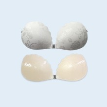 Shell Shape Breathable Adhesive Strapless Sponge Bra