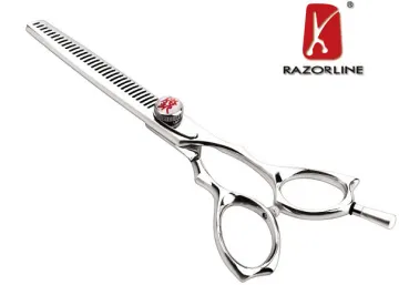 Butterfly Hollow-ground 440c Japanese Stainless Steel Haircut Thinning Scissors 5.0”