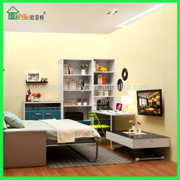 High quality material wall bed Murphy bed fold out sofa bed