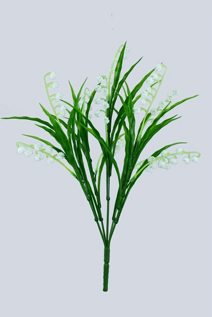 PE Lily Gypso Artificial Plant for Home Decoration (48541)