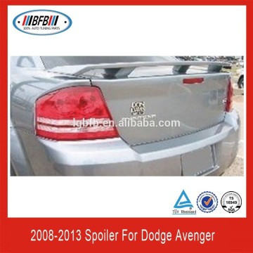 Auto abs spoiler rear trunk lip spoiler for dodge avenger 2008-2013