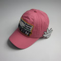 Volwassen roze Patch Sport Cap groothandel