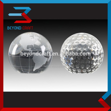 Clear 60mm crystal balls,crystal earth balls