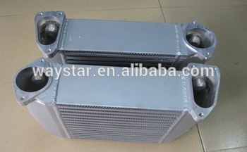 aluminum alloy intercooler for nissan R-35 GT-R bolts on intercooler