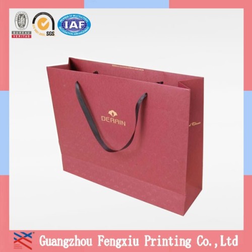 Any Size Wholesale Colorful Fashional Art Paper Shopping Bag