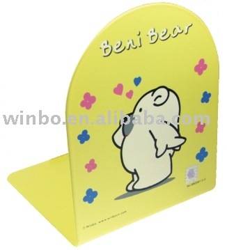 Cartoon Students Tin Book End Book Shelf