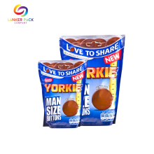 Waterproof Laminated Plastic Standing Pouch With Zipper