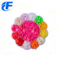 Colourful four parts prong plastic snap button