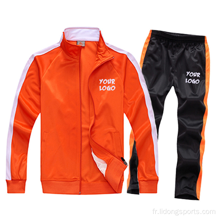 Sports Apparel Custom Logo Mens Training Tracksuit Wholesale