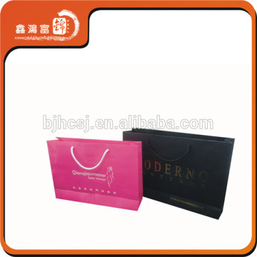 paper packaging bag for garment shopping packaging