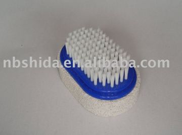 2-in-1 pumice brush